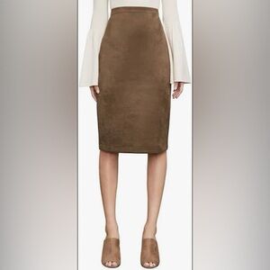 BCBGMAXAZRIA Brown Pencil Skirt